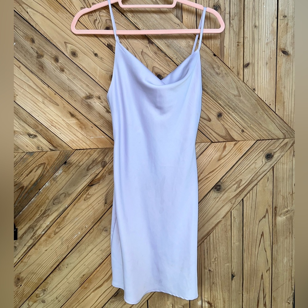 Urban Outfitters Lilac Satin Mini dress